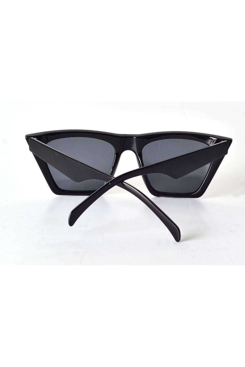 Mat Siyah Çerçeveli Unisex Güneş Gözlüğü - Moda Gözlük